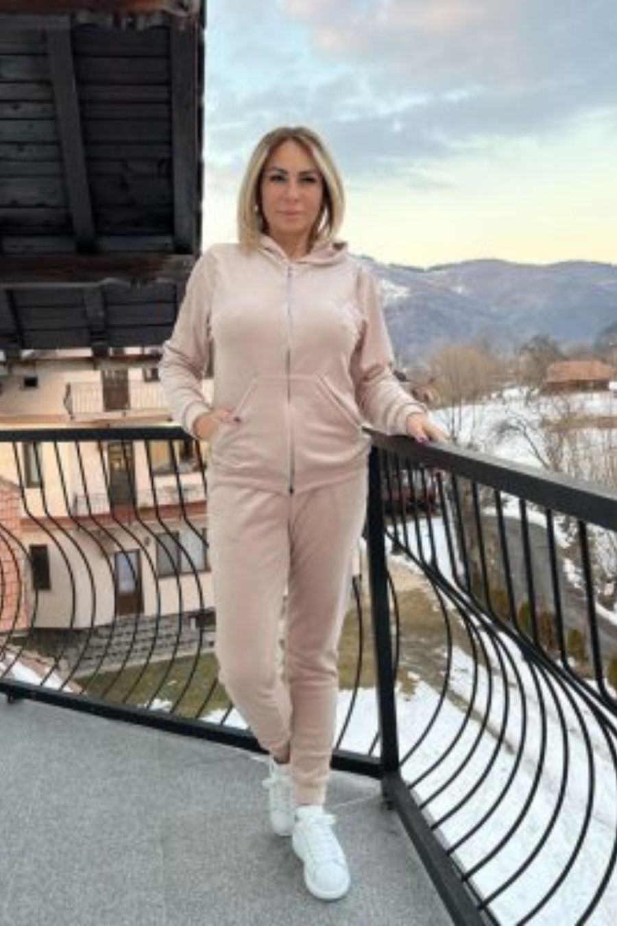 Set Helen cu gluga, fara dunga tuty