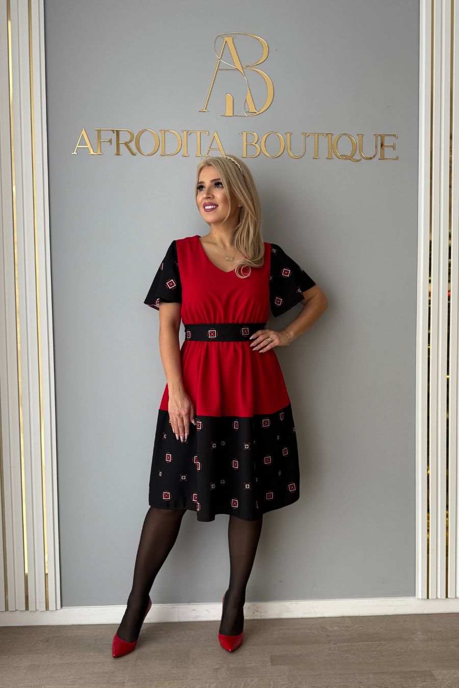 Rochie Miracle volanas