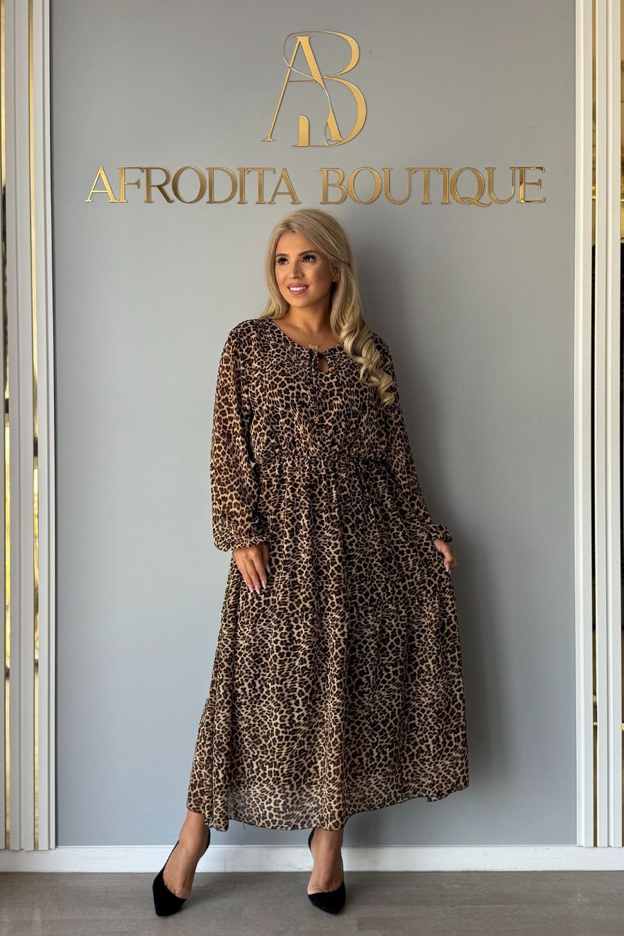 Rochie Amber leopard