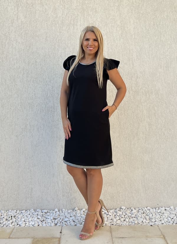 Rochie Julieta dreapta arip negru