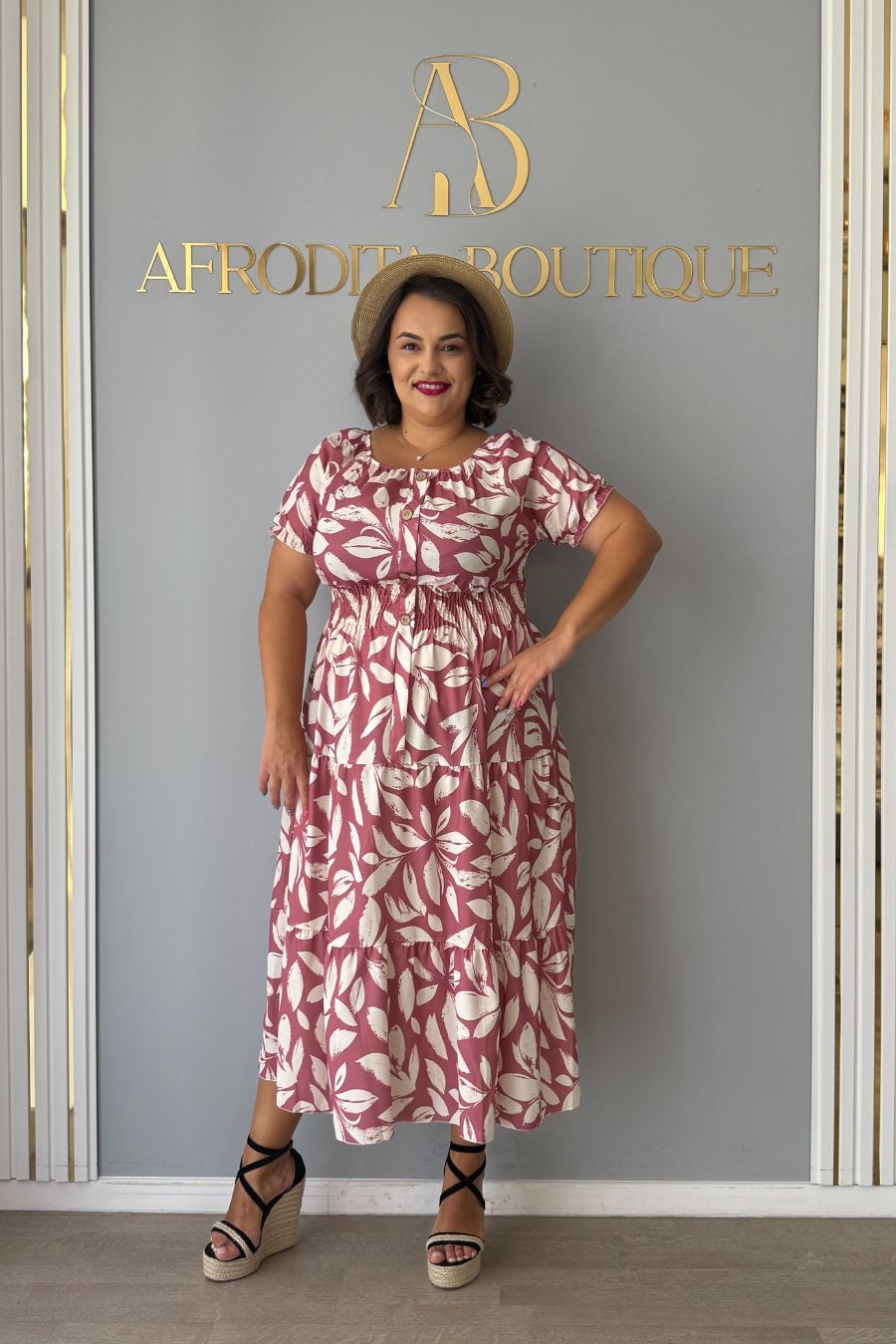 Rochie Lia frunze