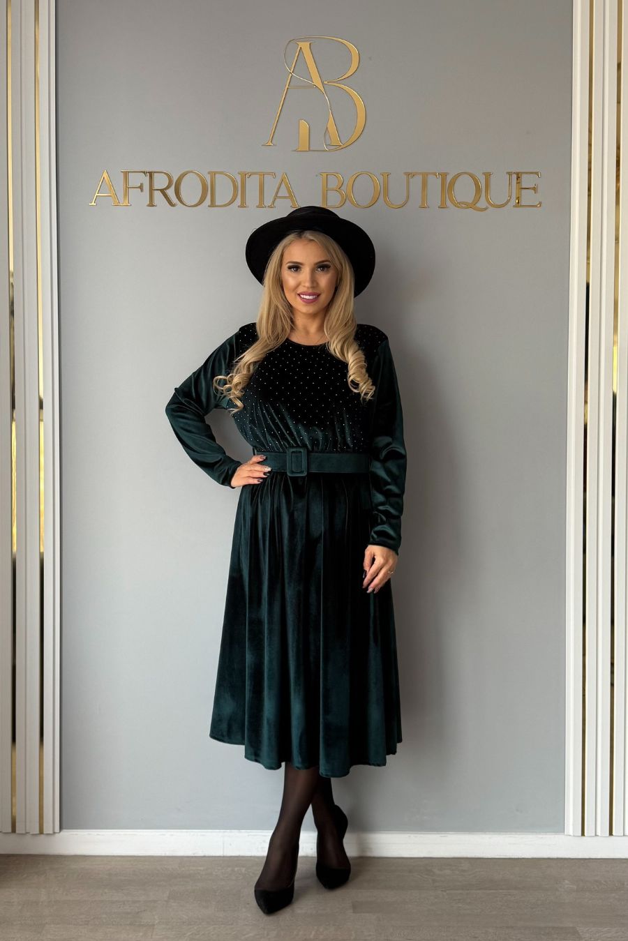 Rochie Mia catifea