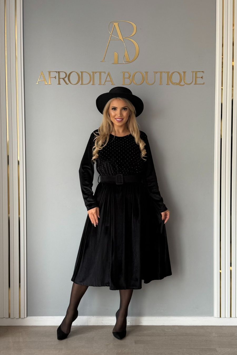 Rochie Mia catifea