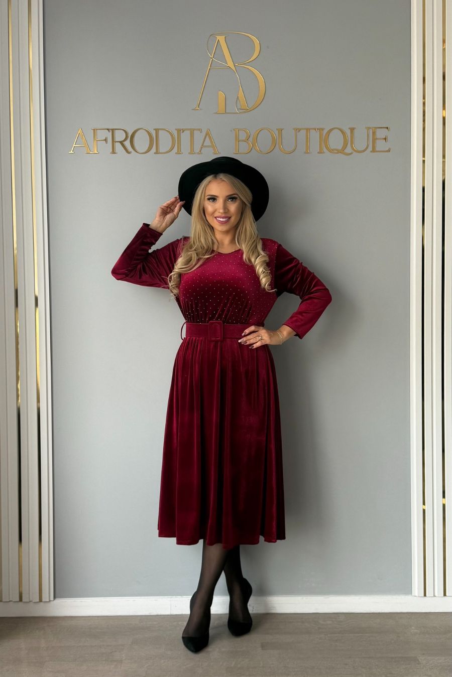 Rochie Mia catifea