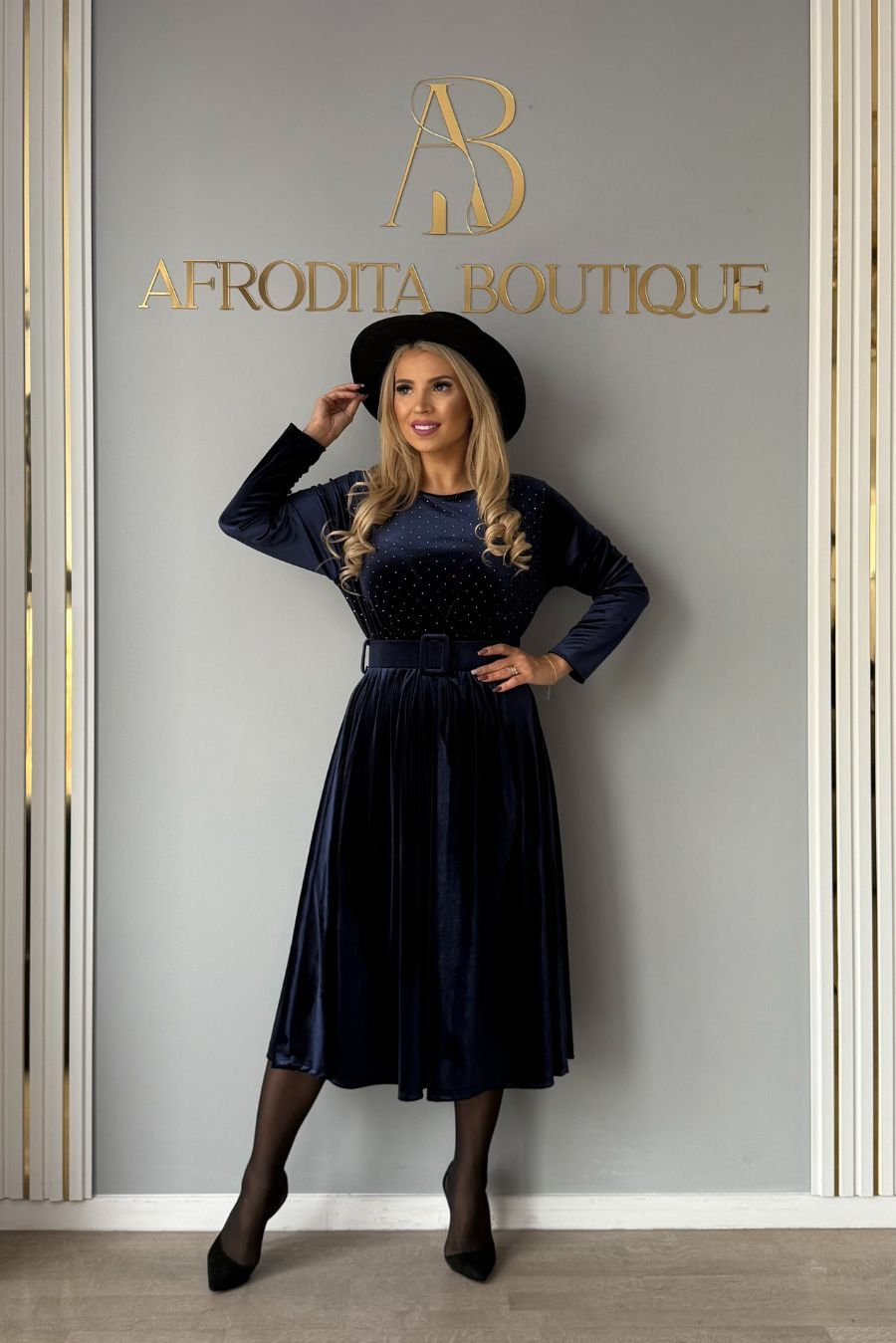 Rochie Mia catifea