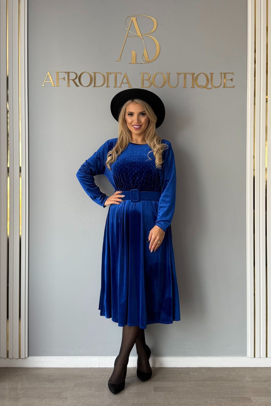 Rochie Mia catifea