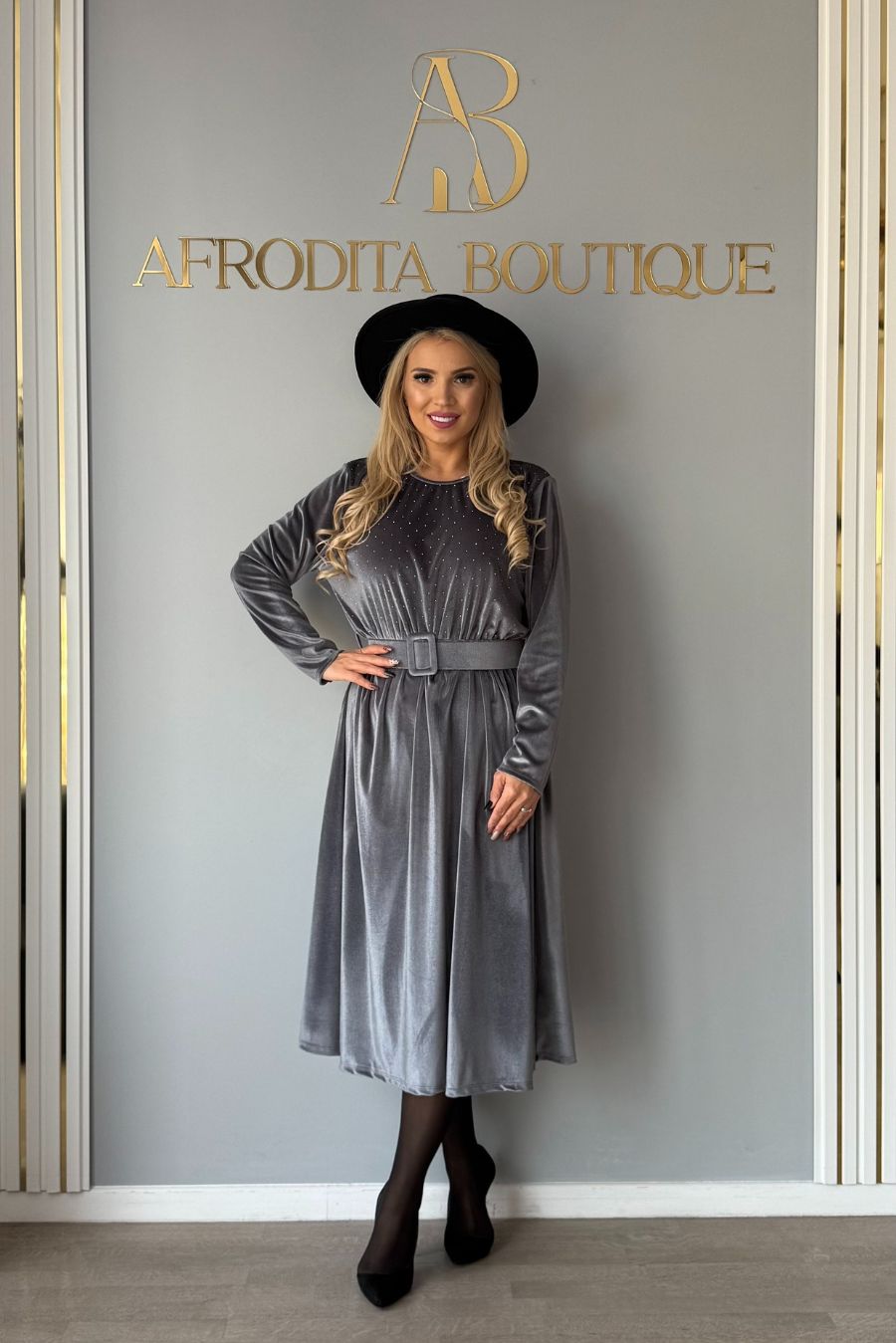 Rochie Mia catifea