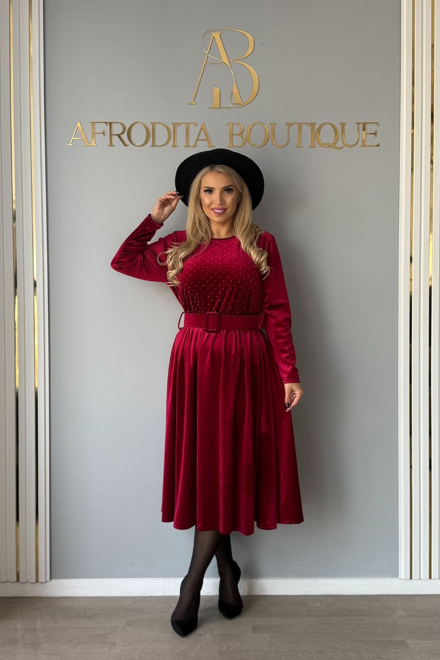 Rochie Mia catifea