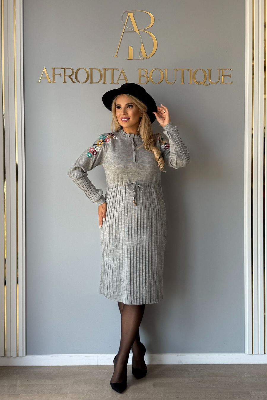 Rochie Rosa tricot