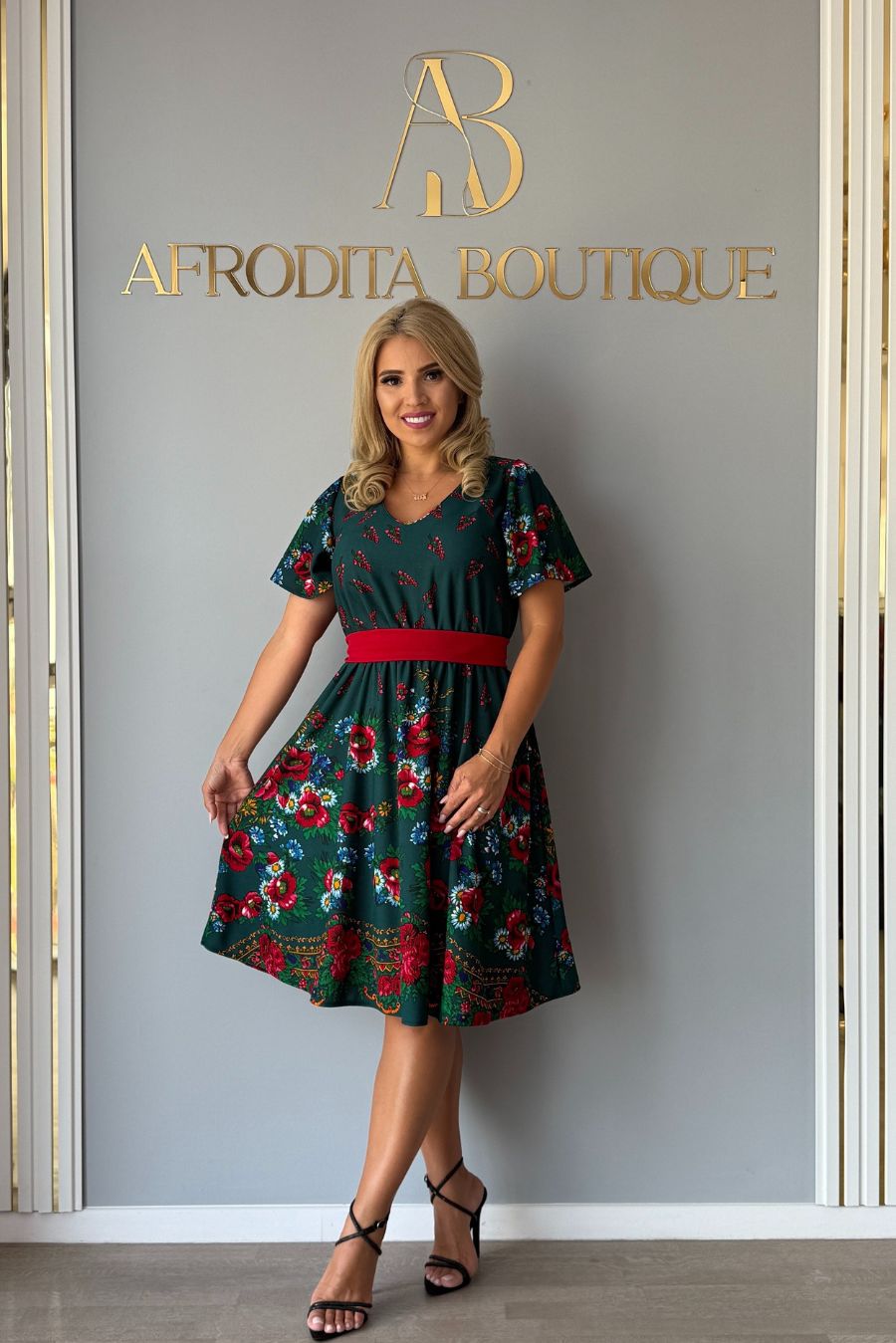 Rochie Viva volanas