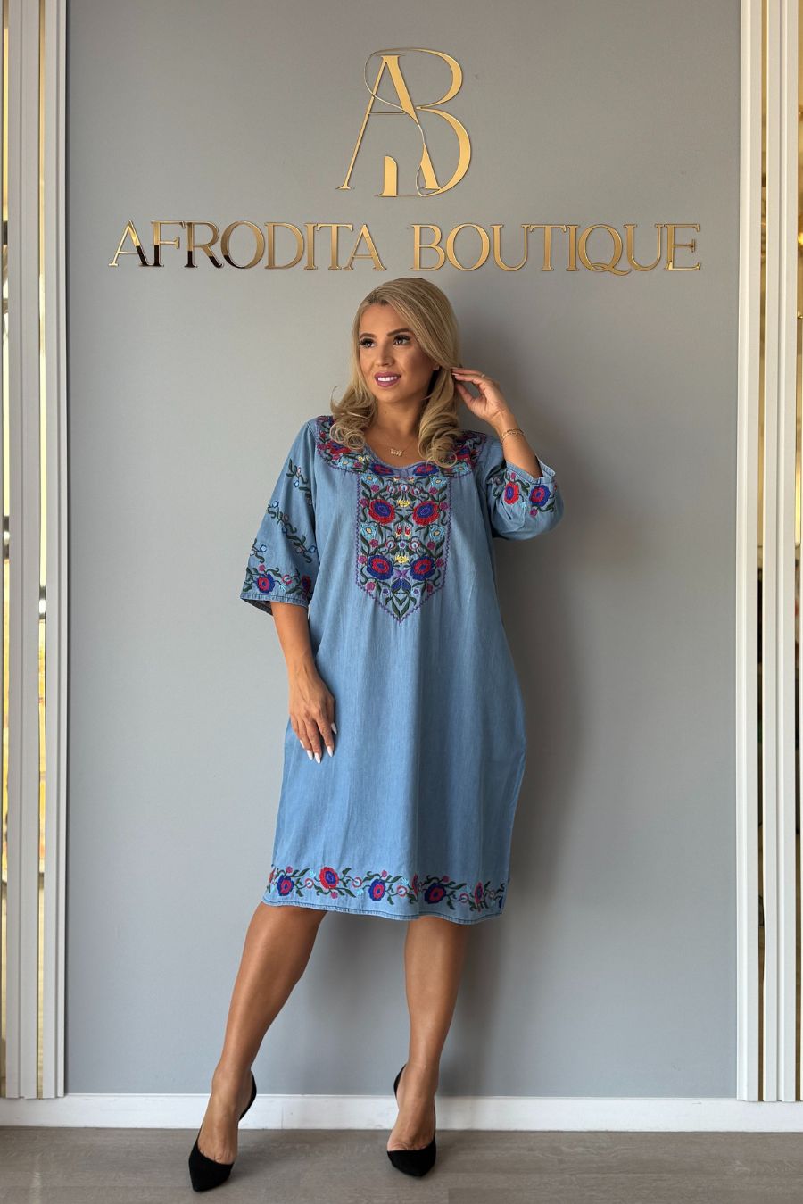 Rochie Calista denim