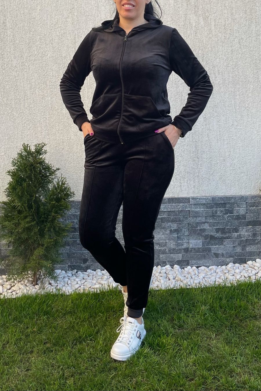 Set Helen cu gluga, cu dunga tuty