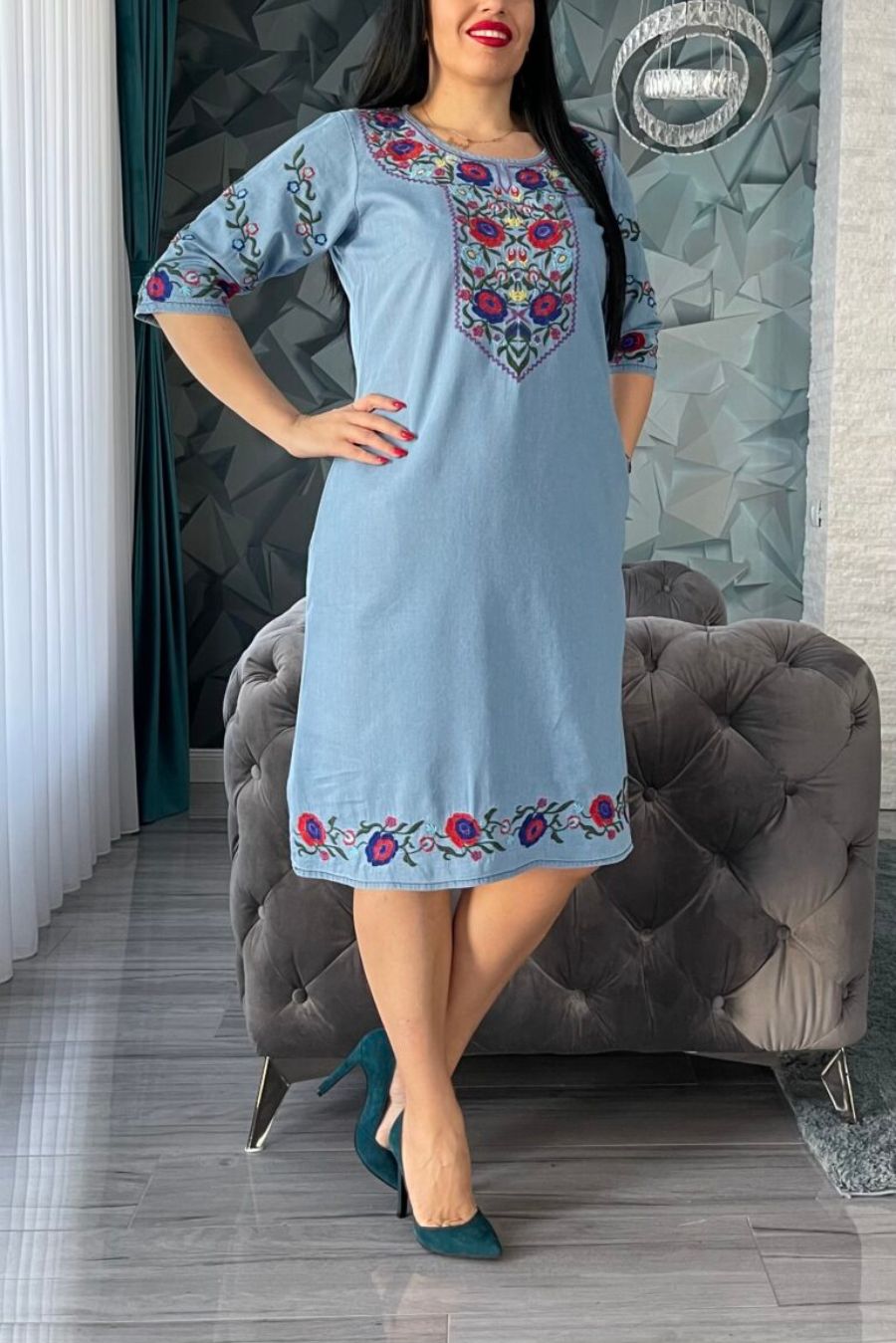 Rochie Rosalia denim