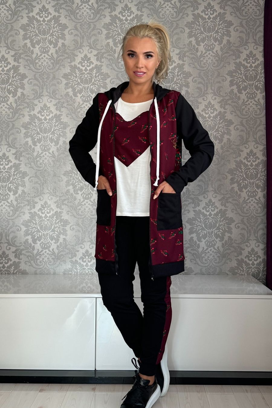 Set Gabi gipsy bordo