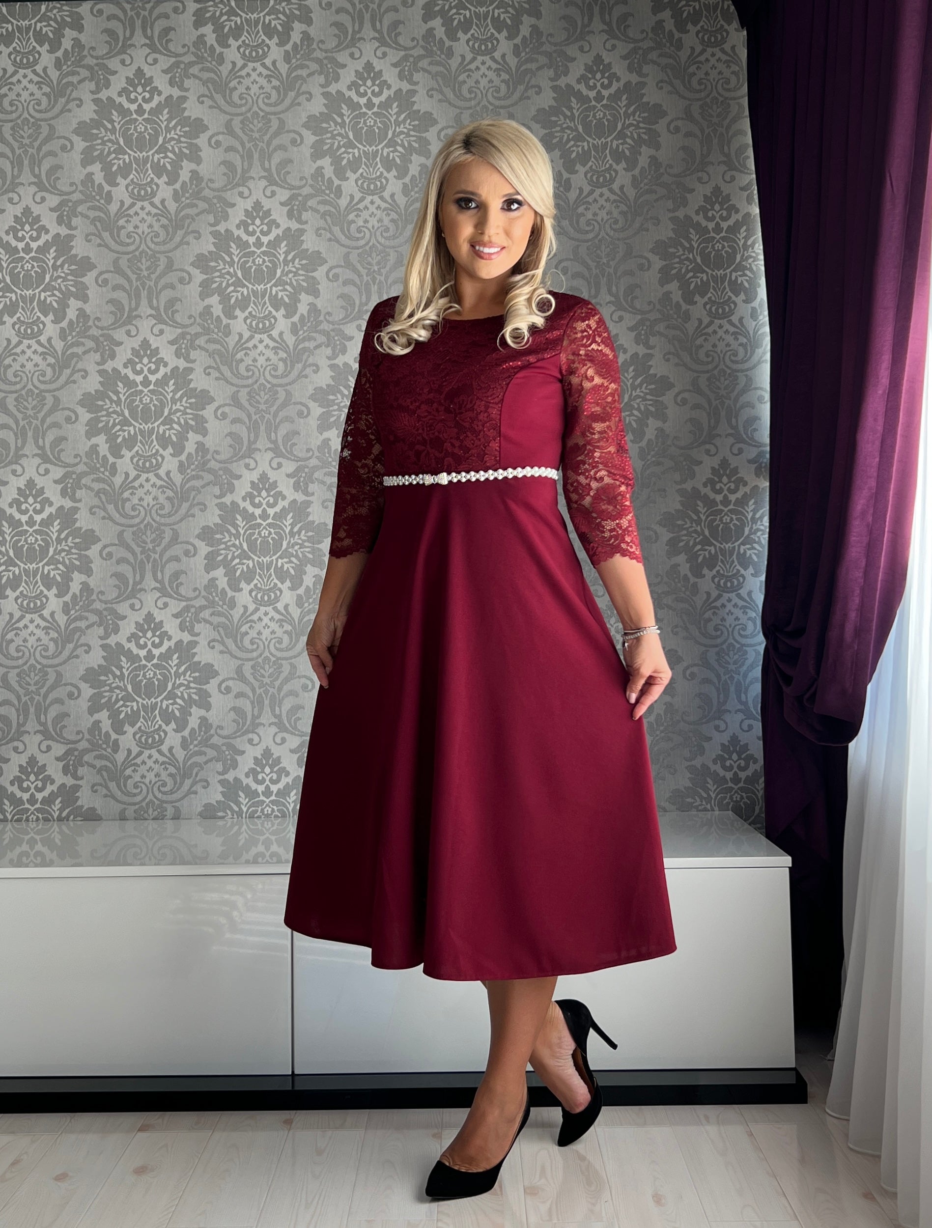Rochie Destiny bordo
