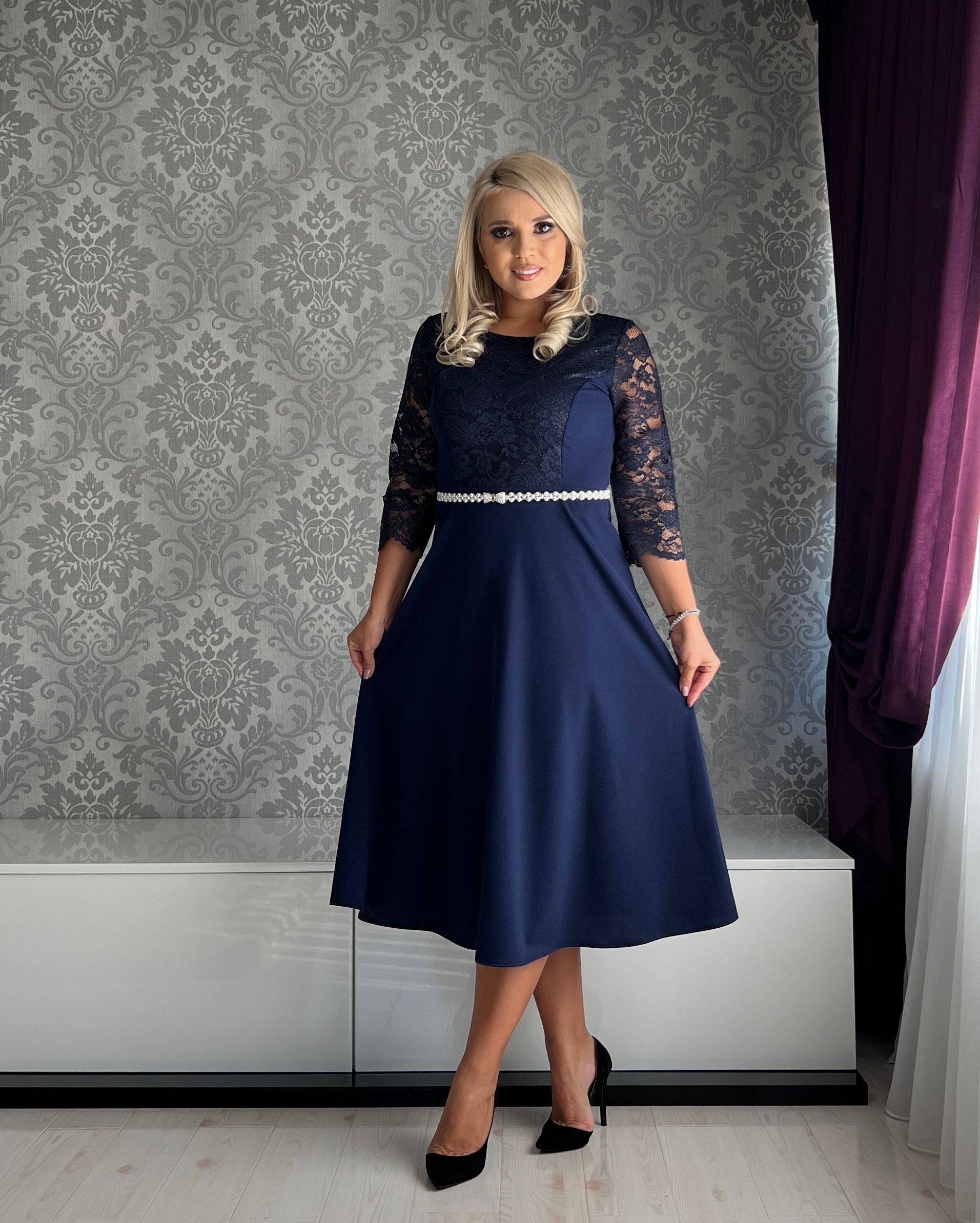 Rochie Destiny bleumarin