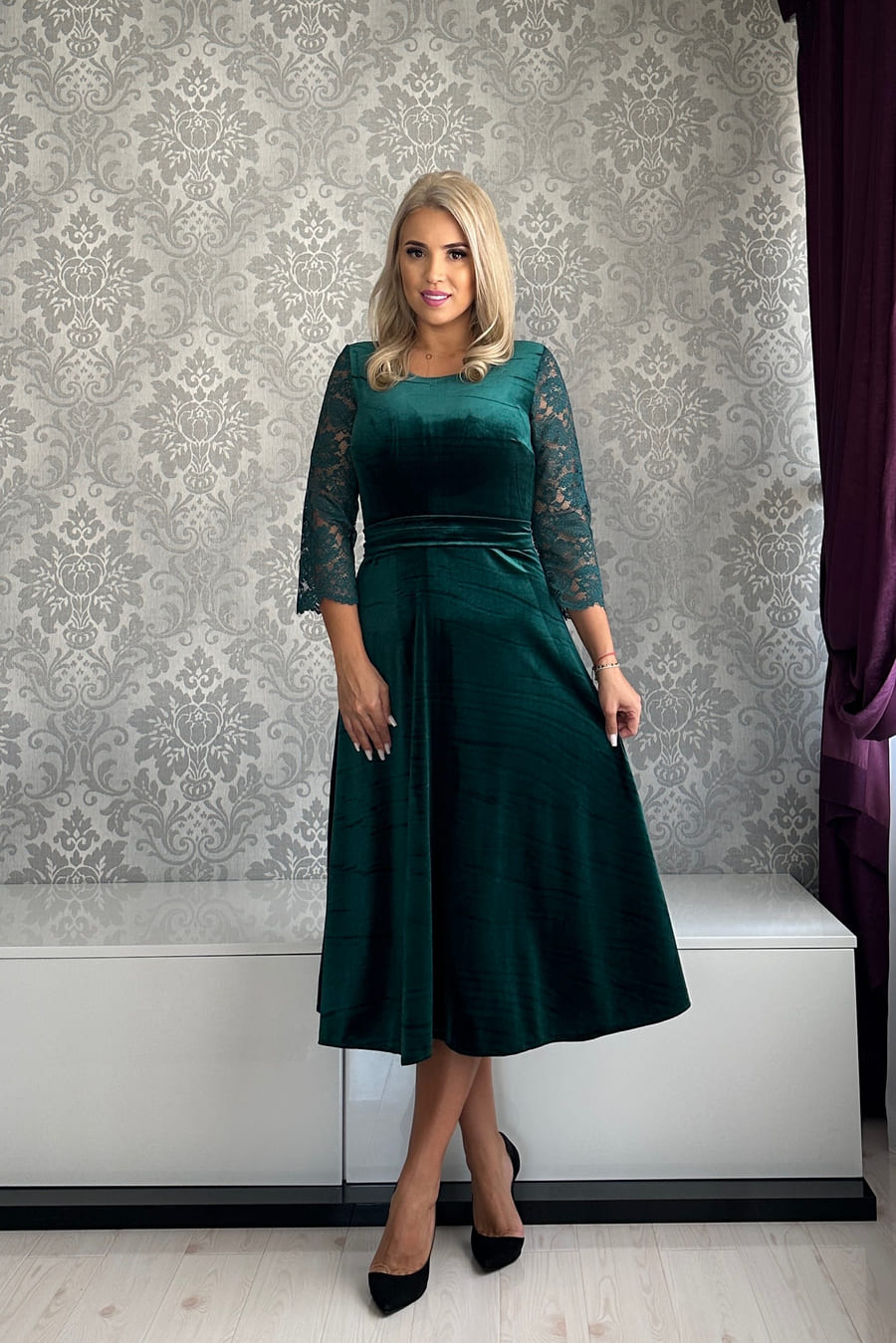 Rochie Elvira verde