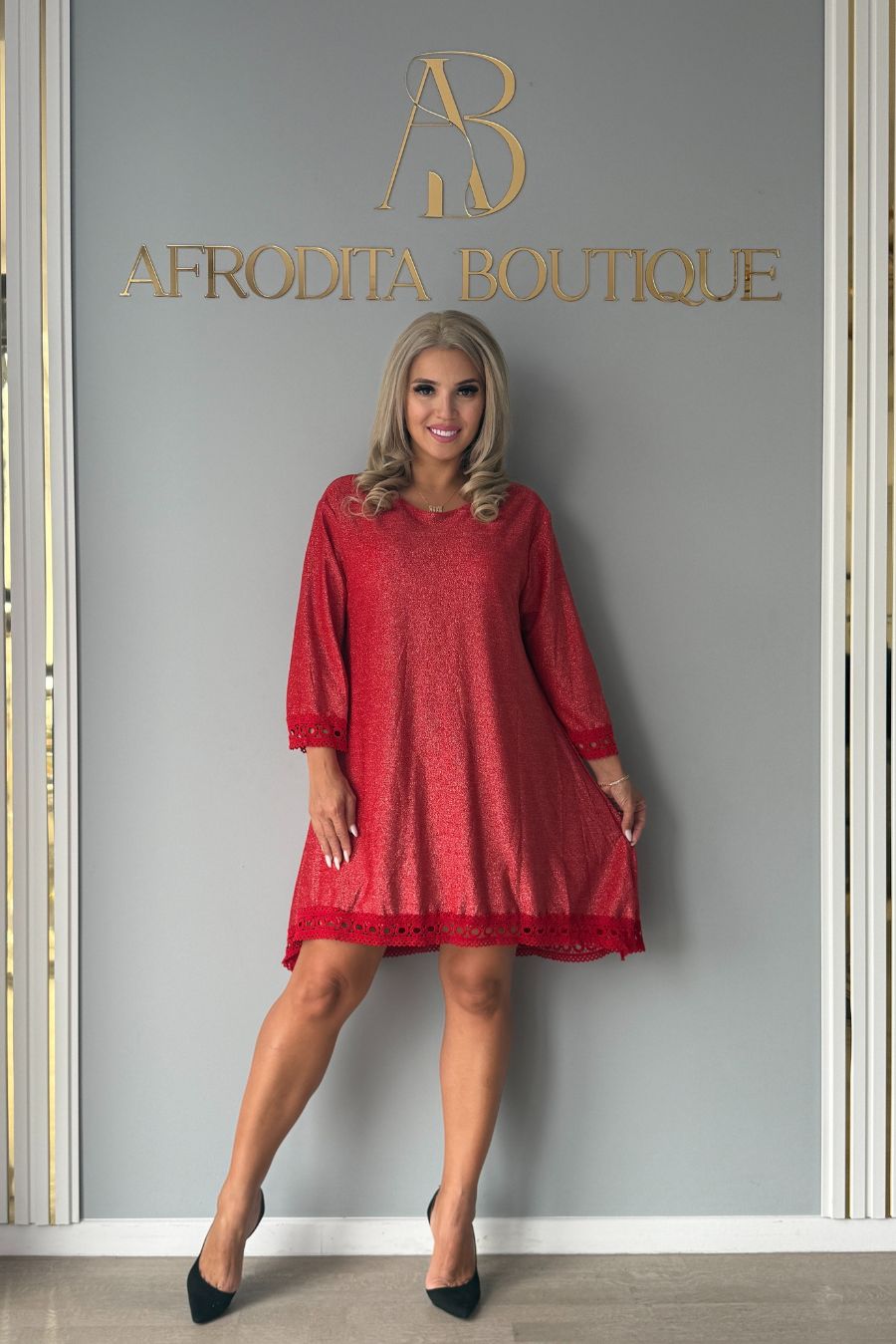Rochie Larisa rosie