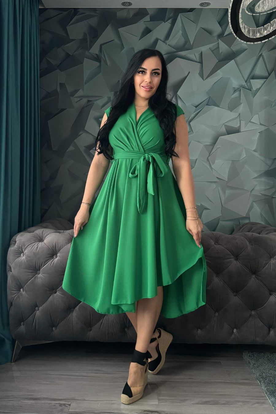 Rochie Anisia verde