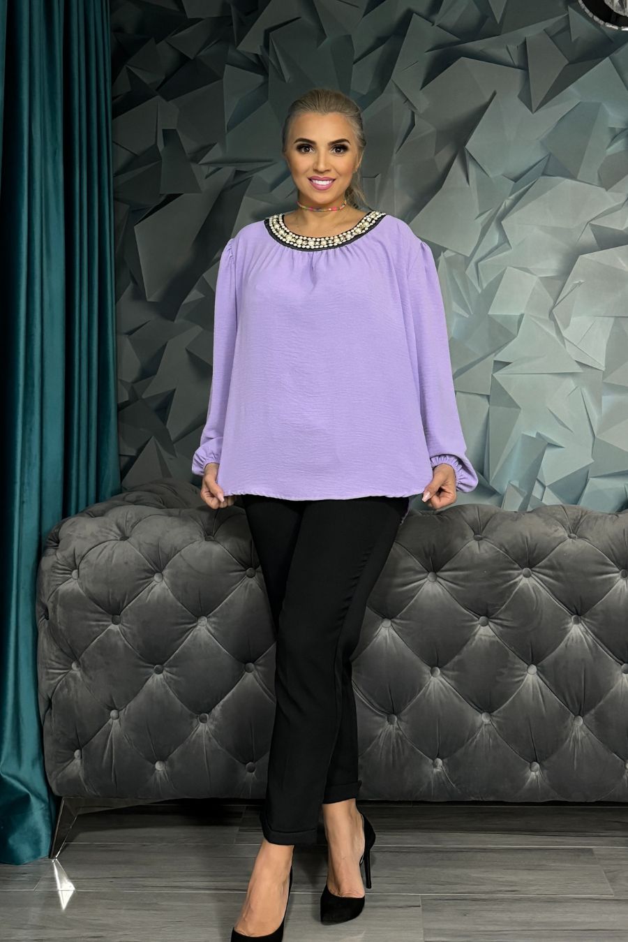 Bluza Perla silver