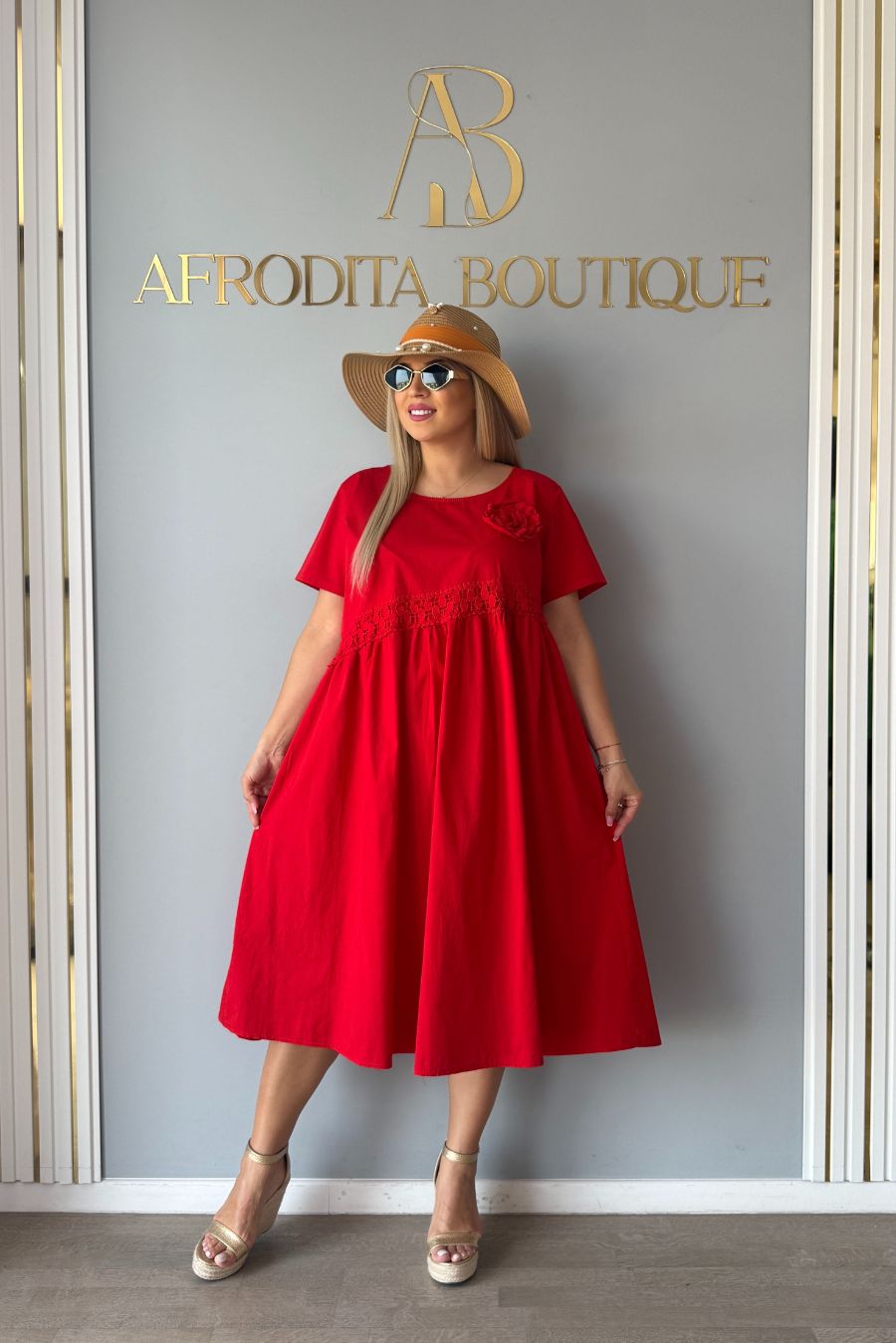 Rochie Briana rosu