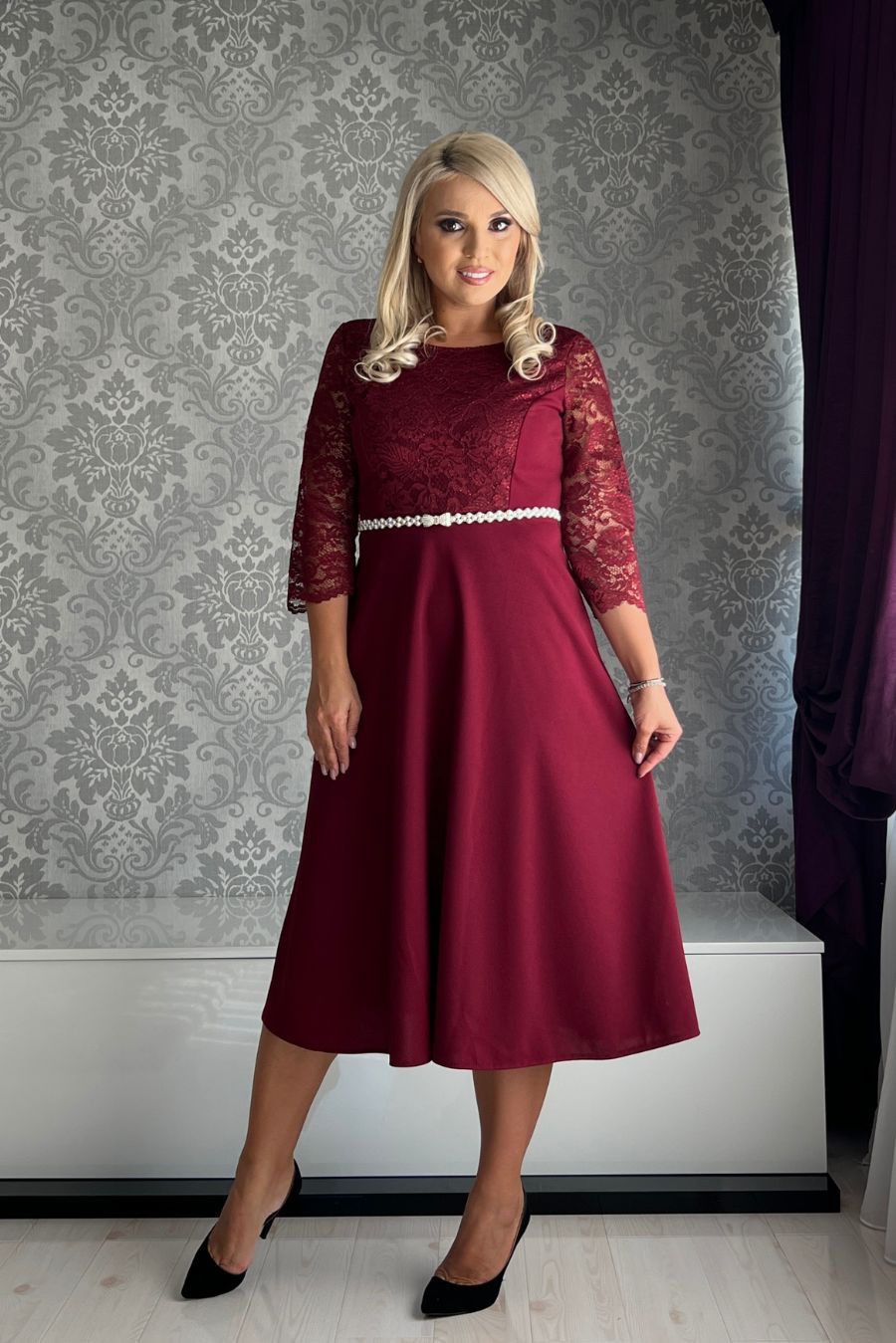 Rochie Destiny bordo