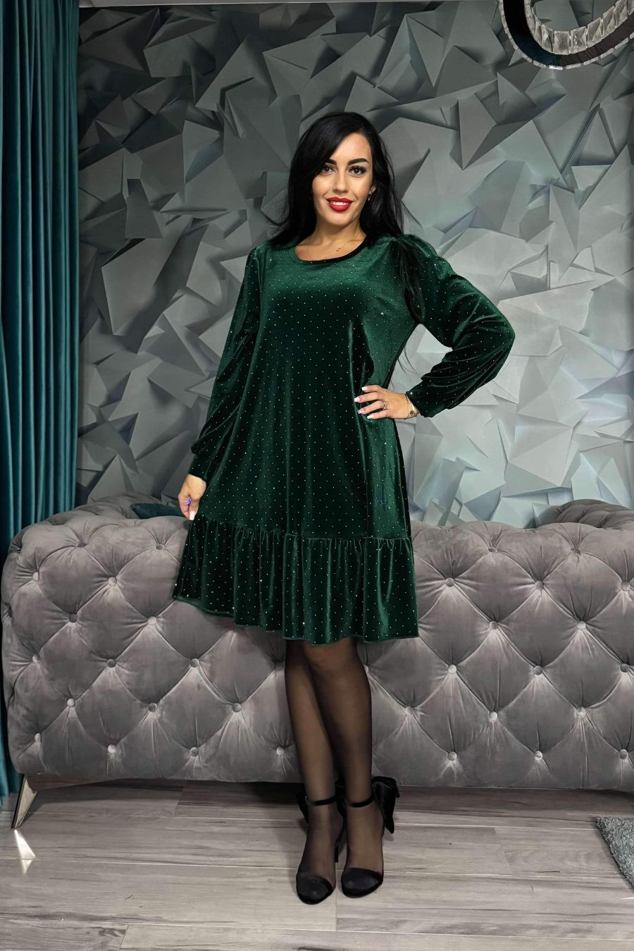 Rochie Dory verde