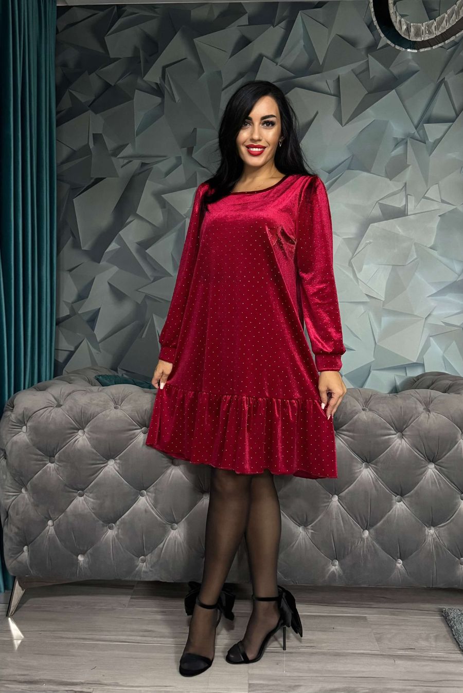 Rochie Dory bordo