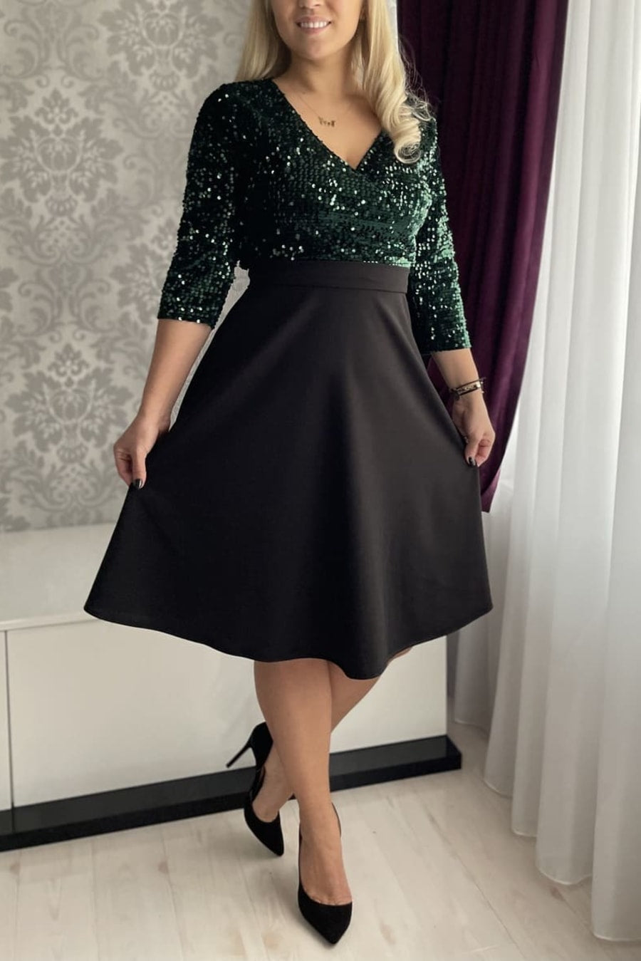 Rochie Carla verde