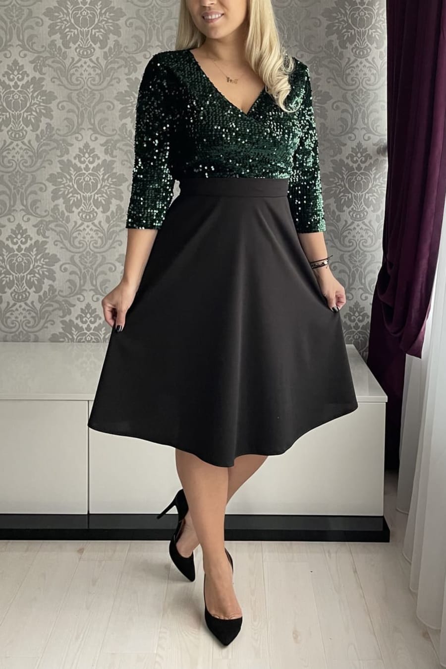 Rochie Carla verde