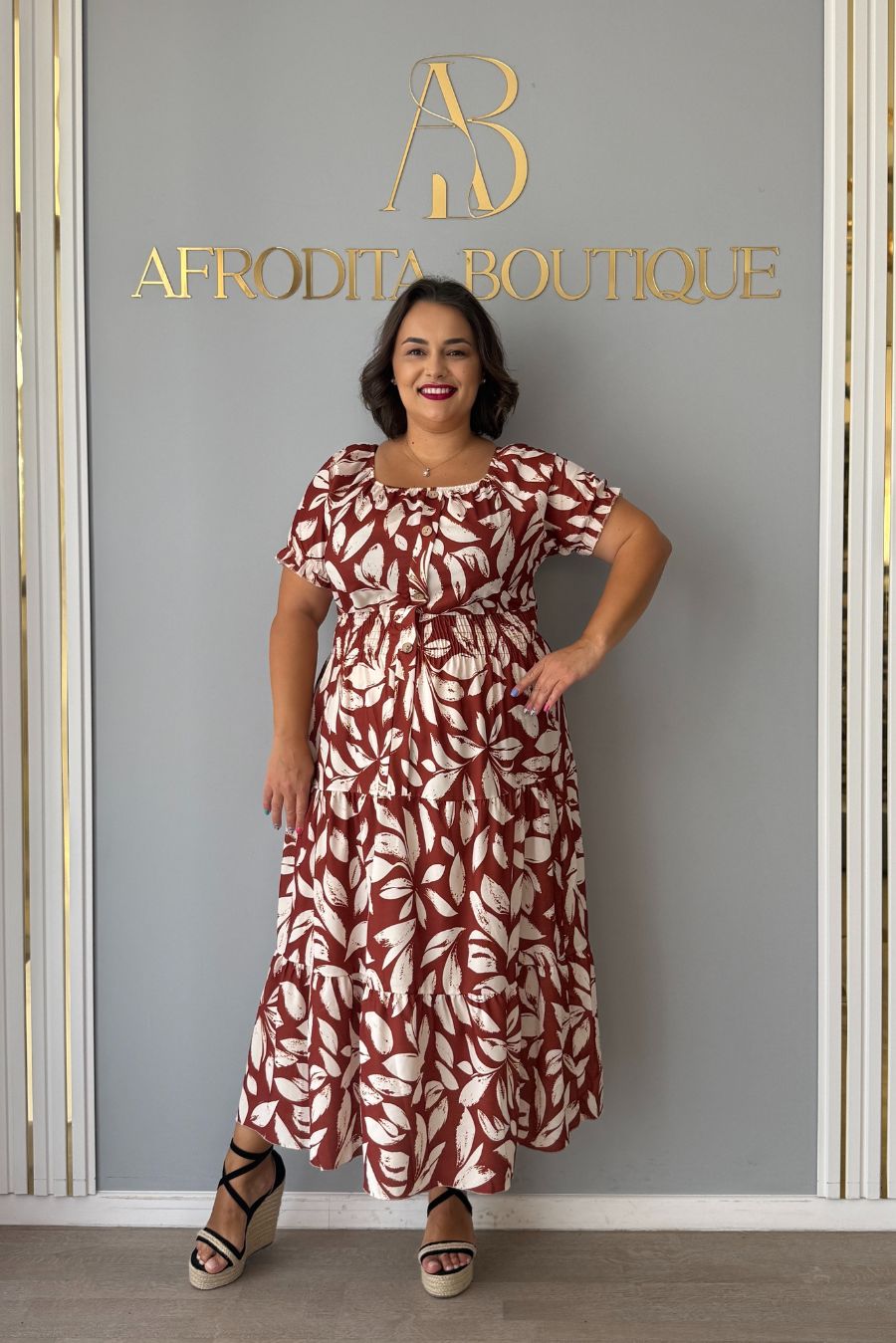 Rochie Lia frunze