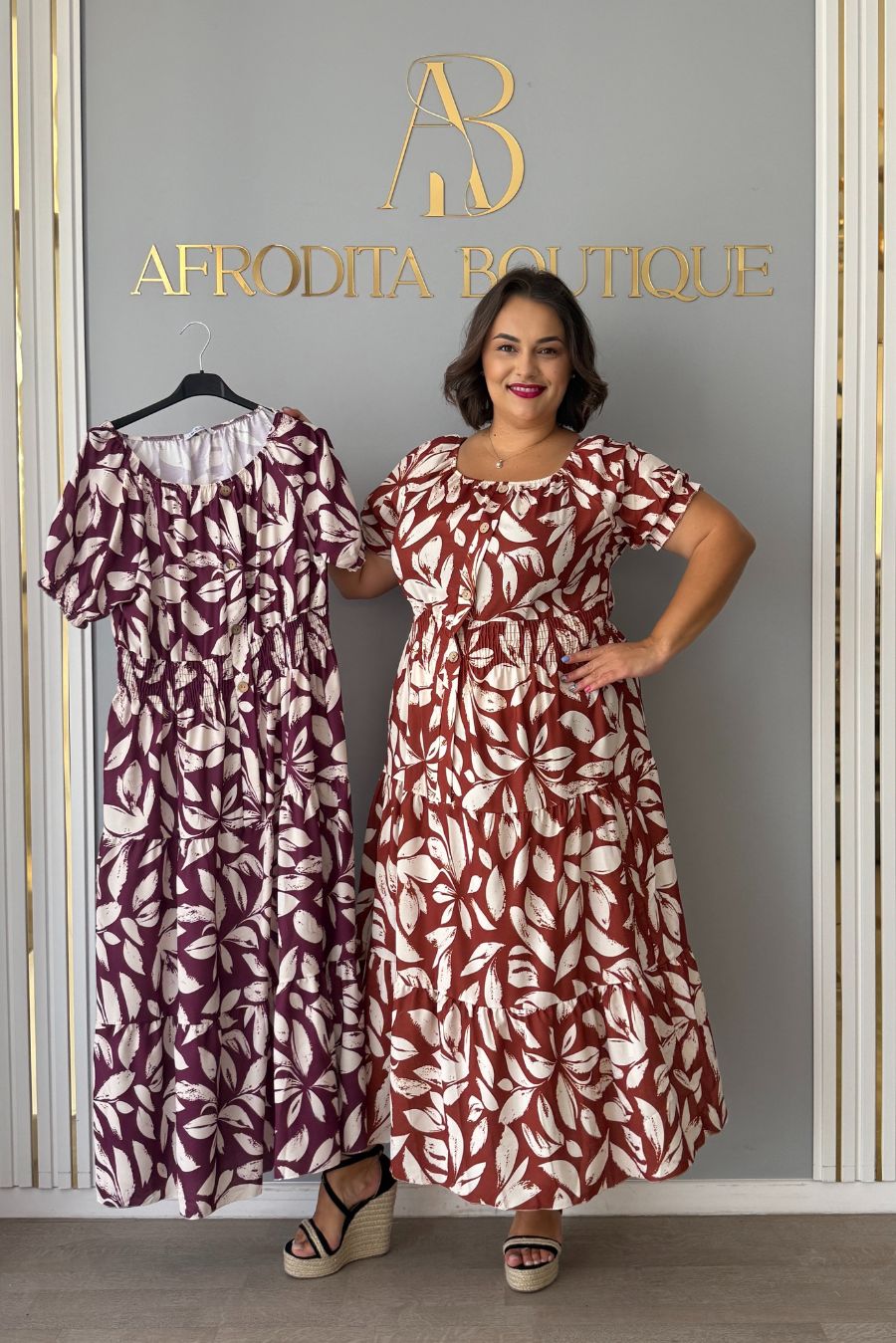 Rochie Lia frunze