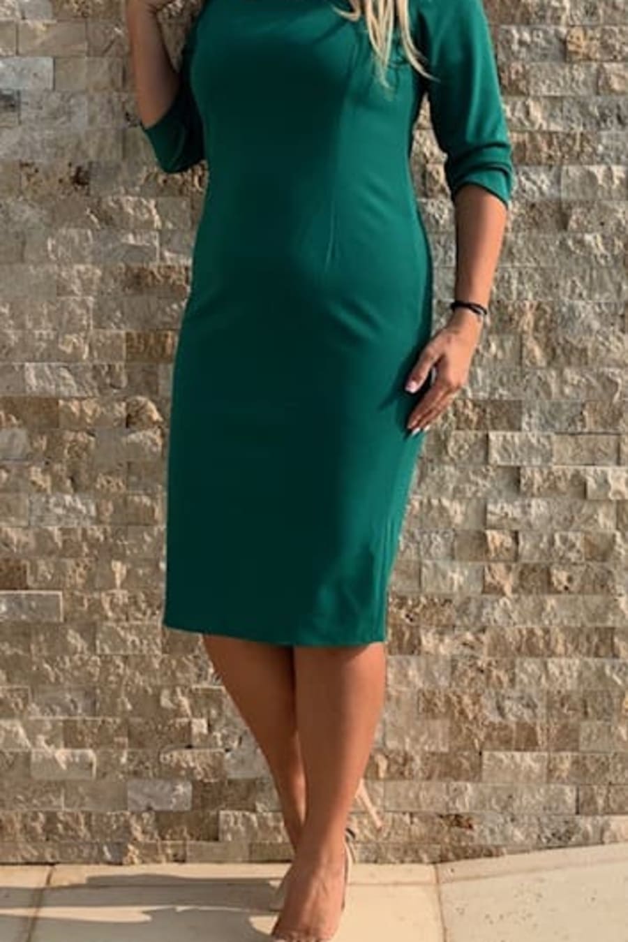 Rochie Zoe Crep verde