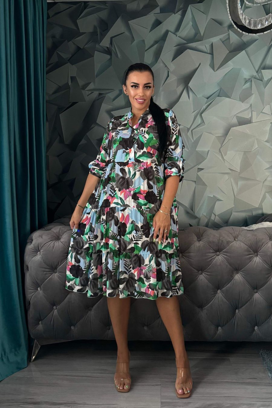 Rochie Nelly flori