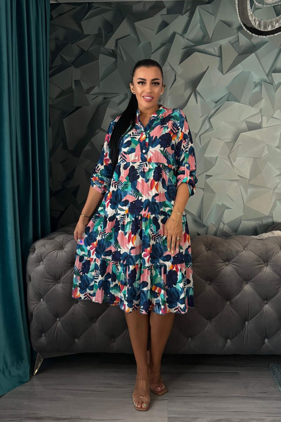 Rochie Nelly flori