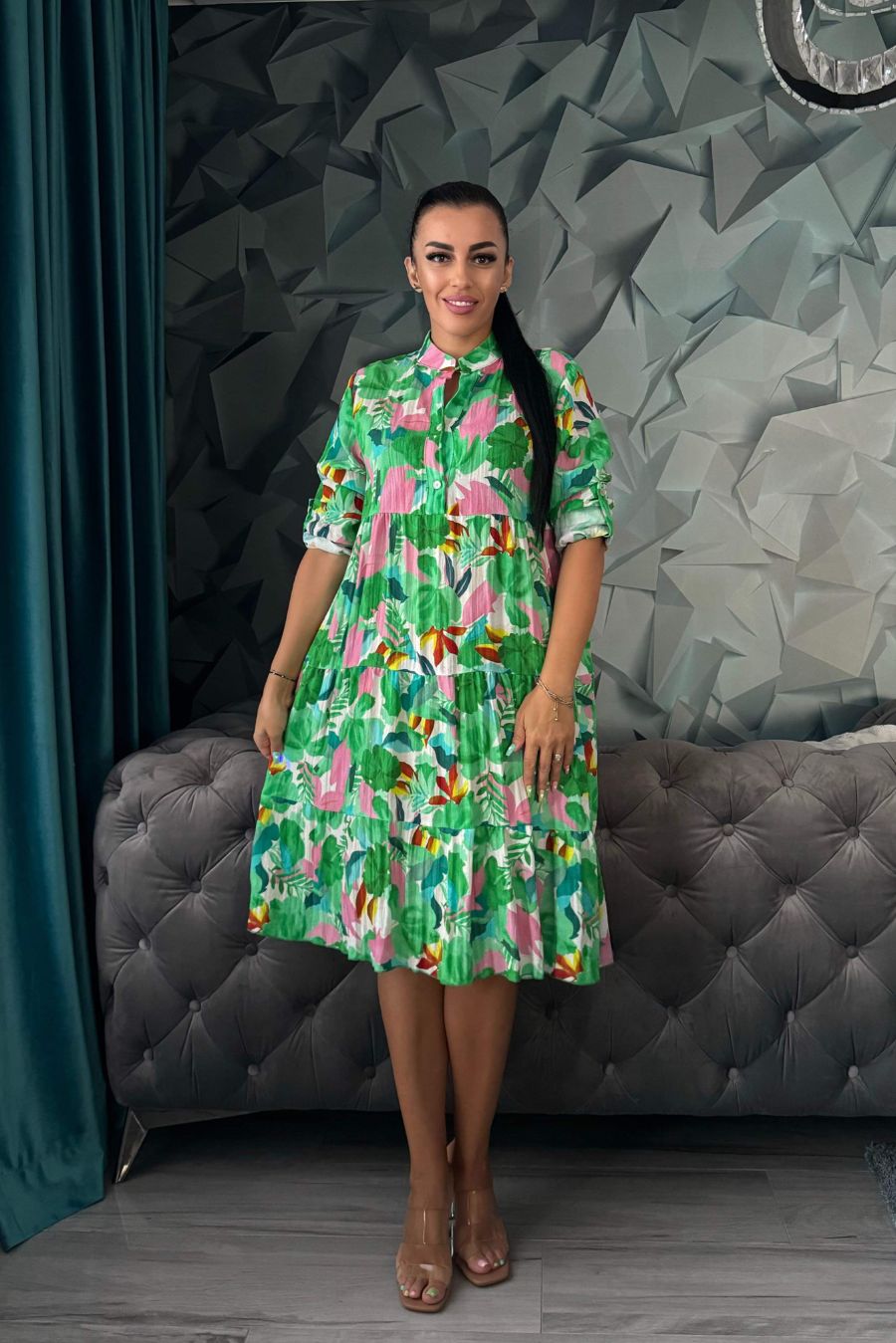 Rochie Nelly flori