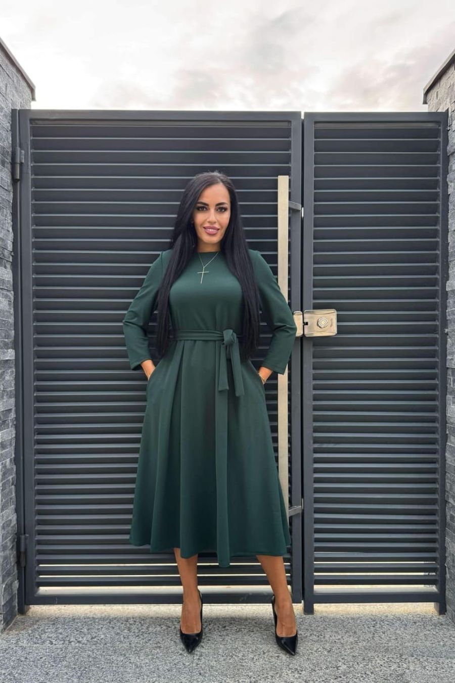 Rochie Marybella verde