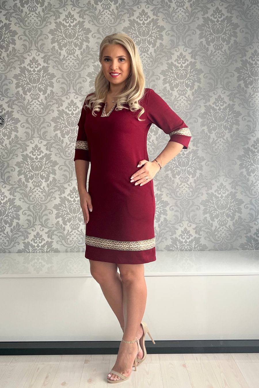 Rochie Catalina bordo