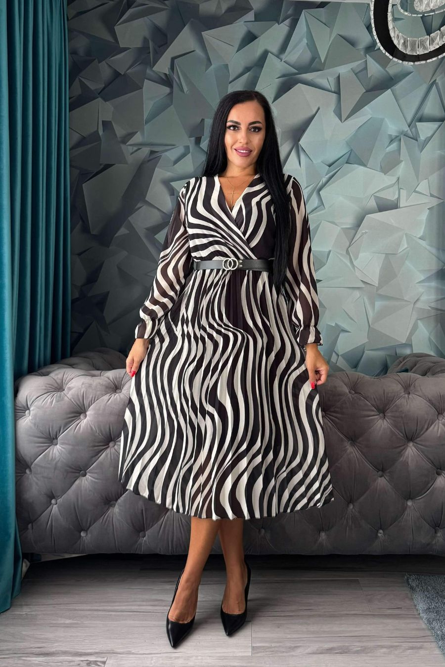 Rochie Reea zebra