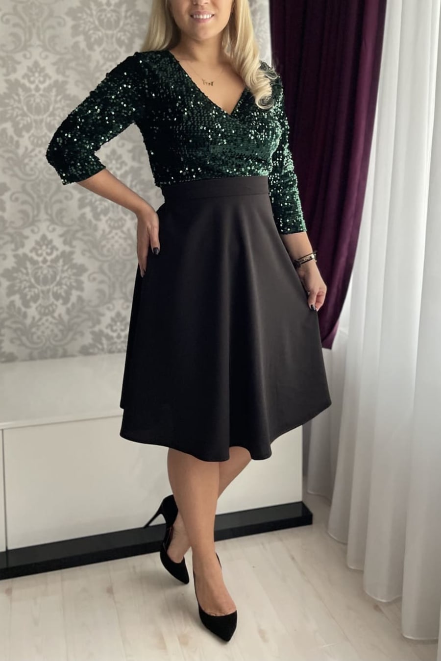 Rochie Carla verde