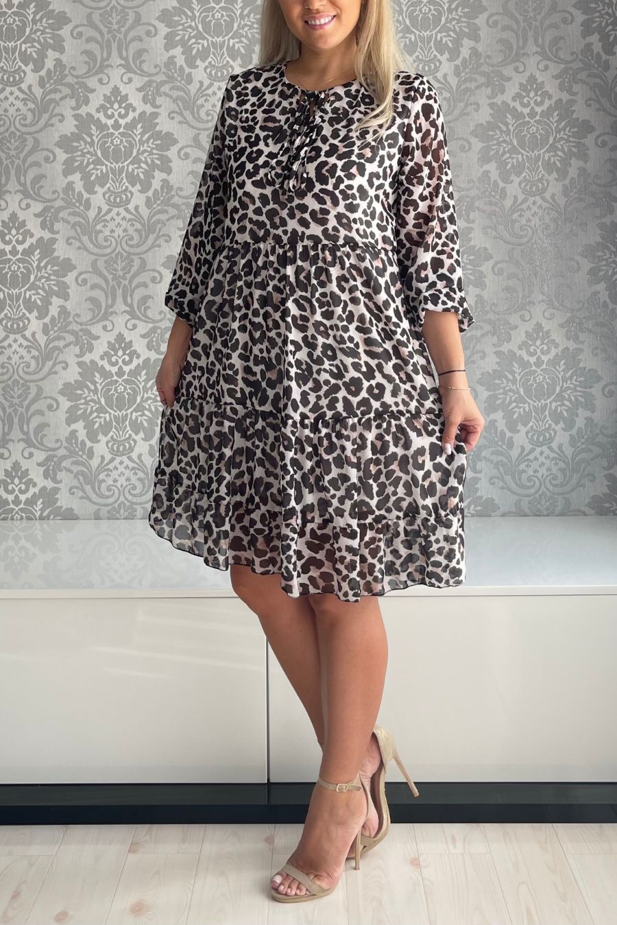 Rochie Sasha leopard