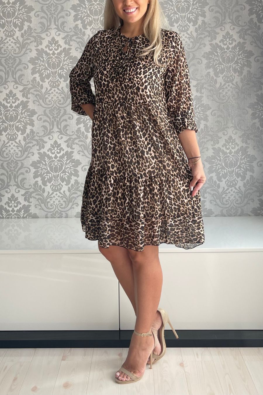 Rochie Sasha leopard