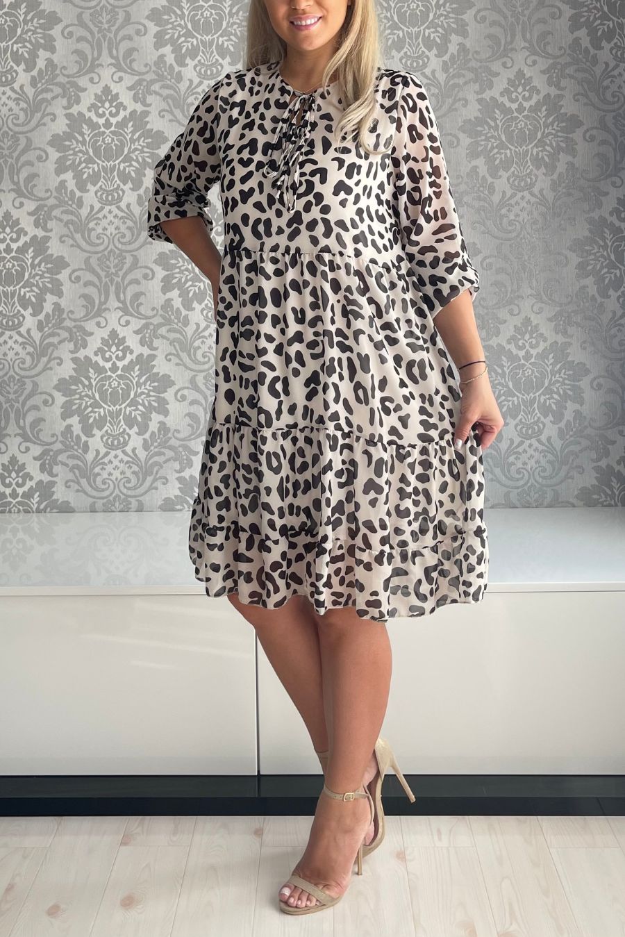 Rochie Sasha leopard