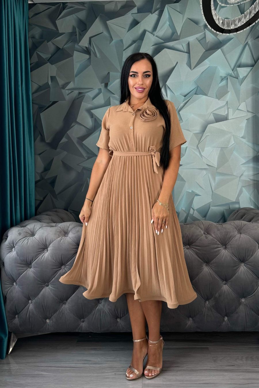 Rochie Viena crem