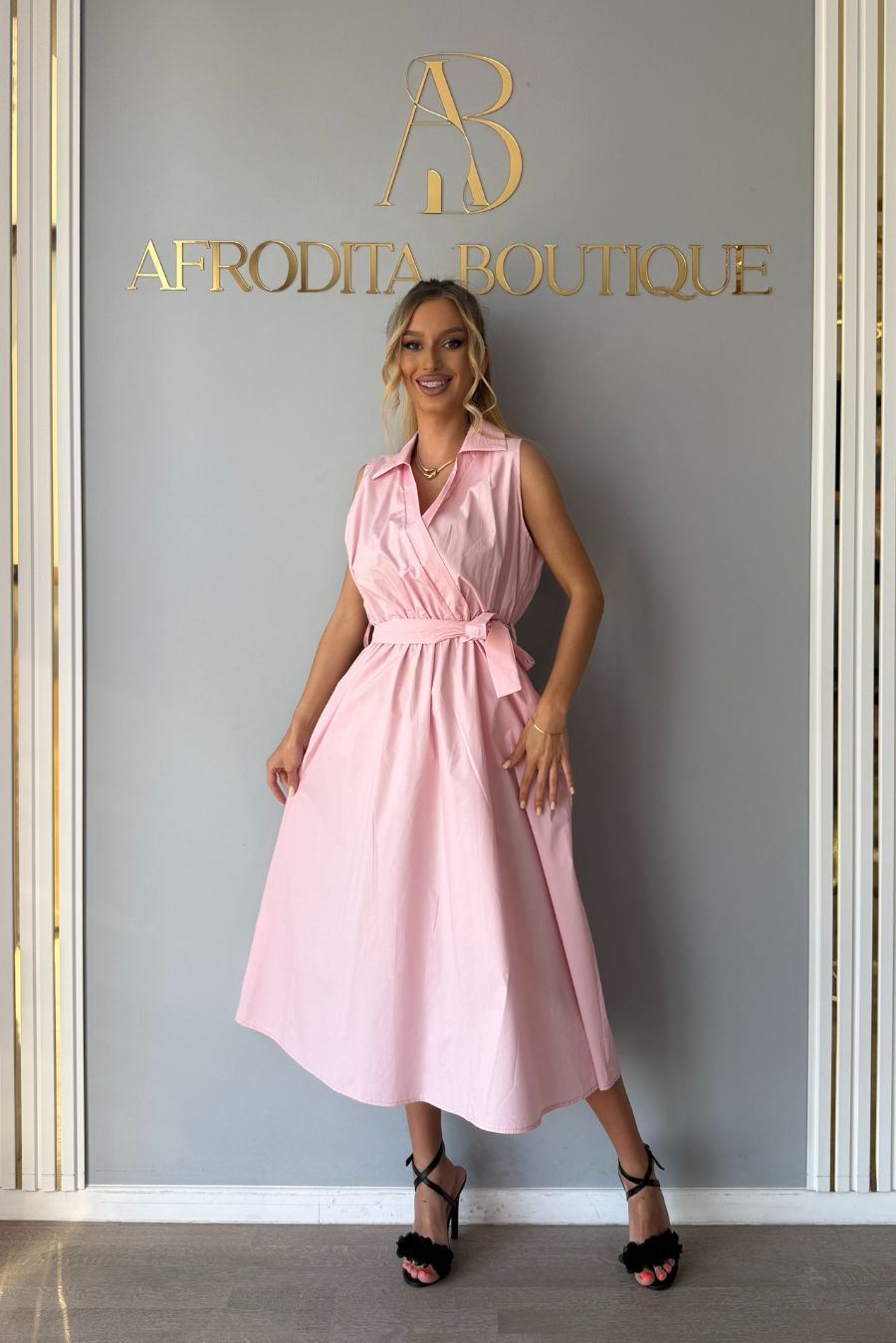 Rochie Ynes roz