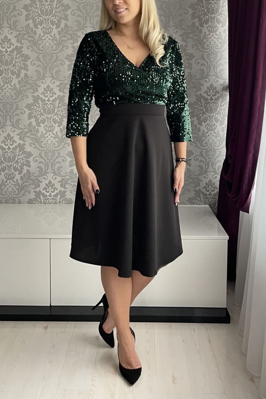 Rochie Carla verde